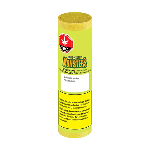 Image for Monsters Golden Guy Infused Pre-Roll, cannabis pre-rolls by Good Supply