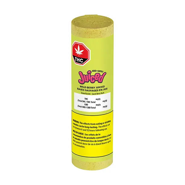 Image for Wild Berry Juiced – Sweet Berry Kush Infused Pre-Roll, cannabis all products by Good Supply