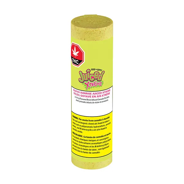 Image for Juiced Xtreme Guava Sunrise Resin Infused Pre-Roll, cannabis all products by Good Supply