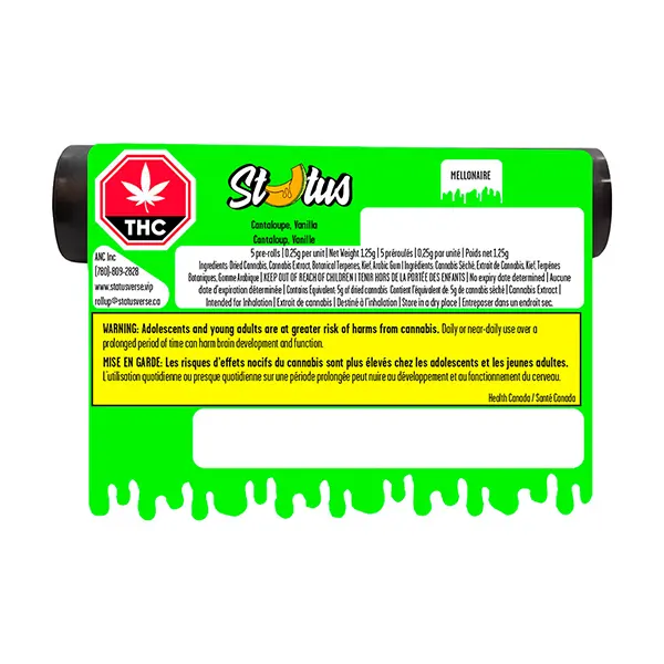 Image for Mellonaire Liquid Diamond Infused Kief Coated Pre-Roll, cannabis pre-rolls by Status