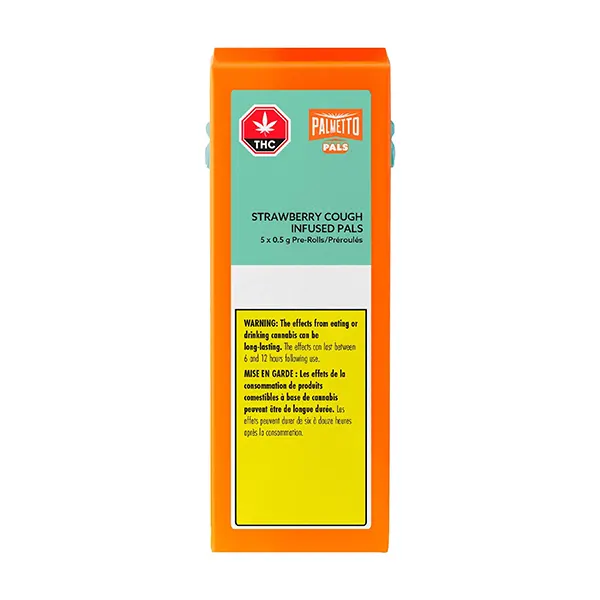 Image for Strawberry Cough Infused PALS Pre-Roll, cannabis all products by Palmetto