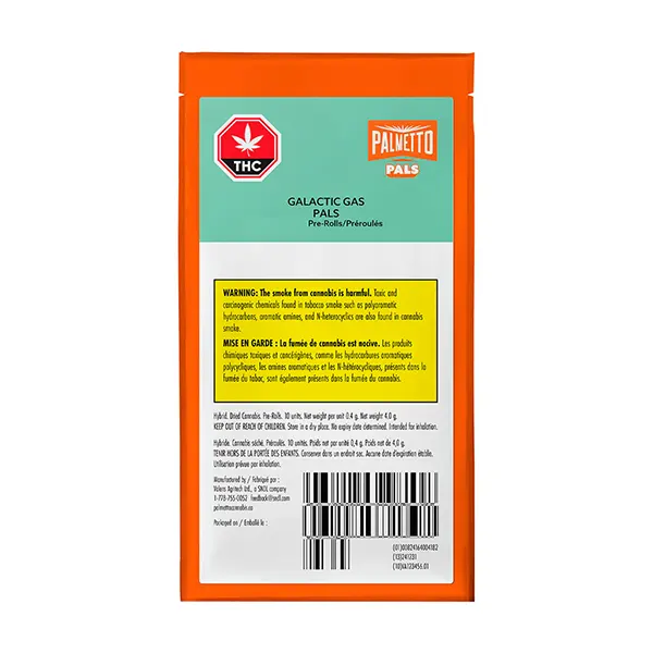 Image for Galactic Gas PALS Pre-Roll, cannabis all products by Palmetto