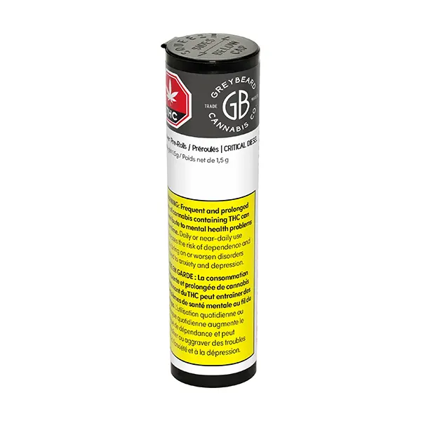 Image for Critical Diesel Pre-Roll, cannabis pre-rolls by Greybeard