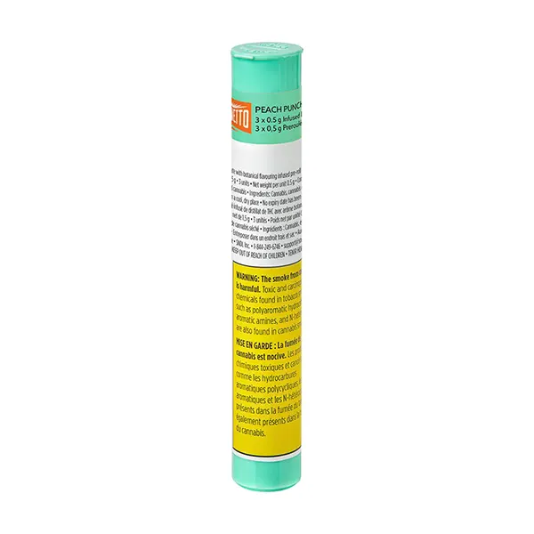Image for Peach Punch Haze Infused Pre-Roll, cannabis all products by Palmetto