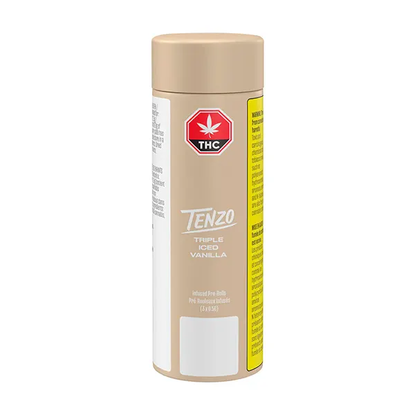 Image for Triple Iced Vanilla Infused Pre-Roll, cannabis all products by Tenzo