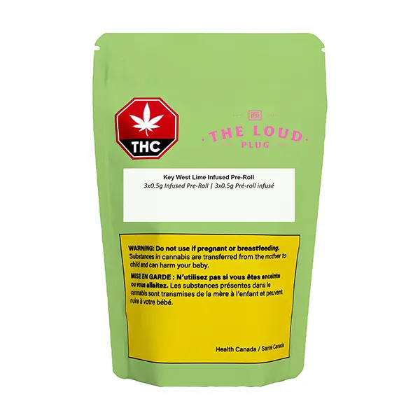 Image for Key West Lime Infused Pre-Roll, cannabis all products by The Loud Plug