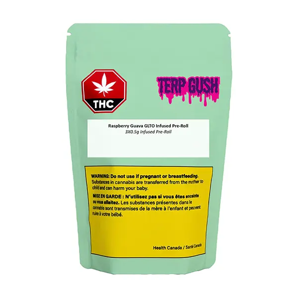Image for Raspberry Guava Glto Infused Pre-Roll, cannabis all products by Terp Gush