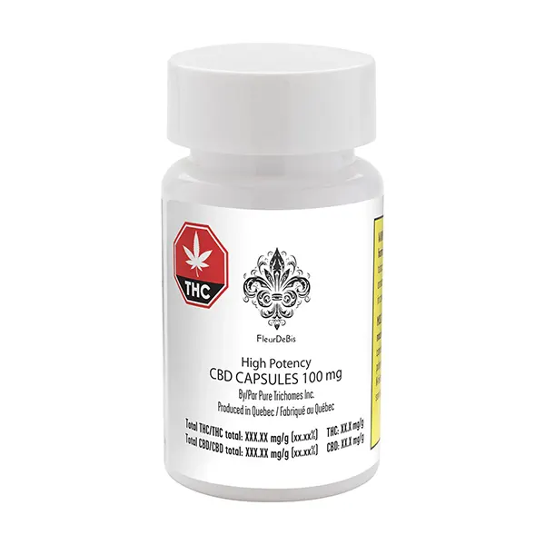High Potency CBD CAPSULES 100 mg (Capsules, Softgels) by Pure Trichomes
