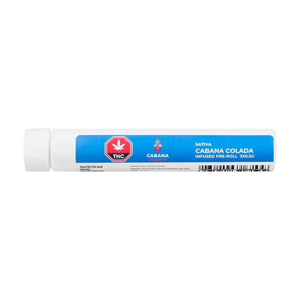 Image for Cabana Colada Distillate Infused Pre-Roll, cannabis all products by Cabana Cannabis Co.