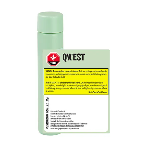 Image for Strawberry Guava Pre-Roll, cannabis all products by Qwest