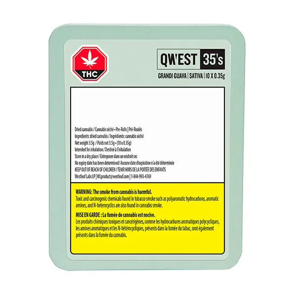 Image for Grandi Guava Pre-Roll, cannabis pre-rolls by Qwest 35's