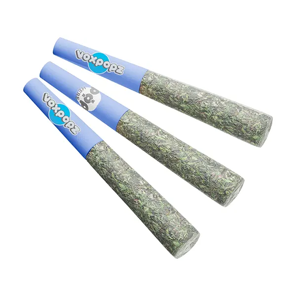 Image for Blueberry Kush Diamond Infused Crushable Pre-Roll, cannabis pre-rolls by VOX