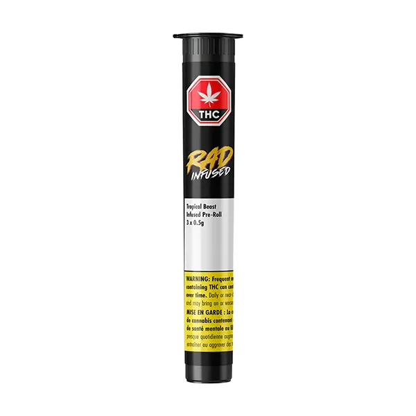 Image for Tropical Beast Infused Pre-Roll, cannabis all products by RAD