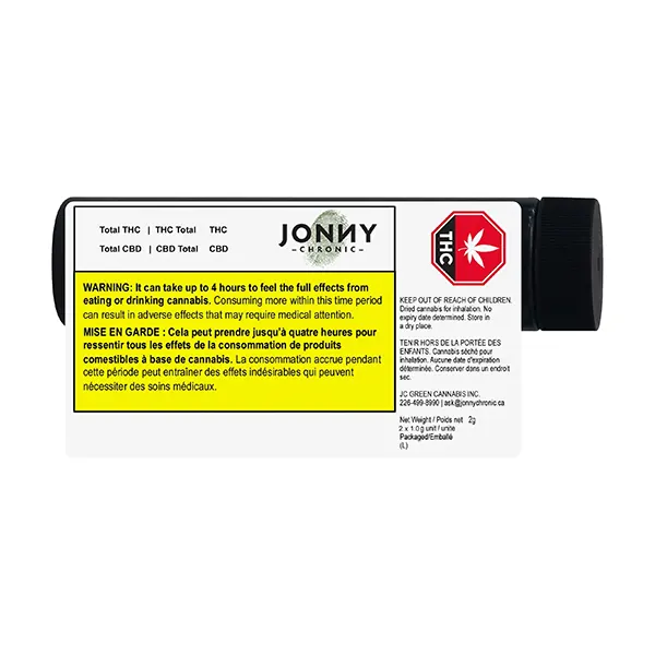 Jonny's Stash - Rotating Sativa Reefers (Pre-Rolls) by Jonny Chronic