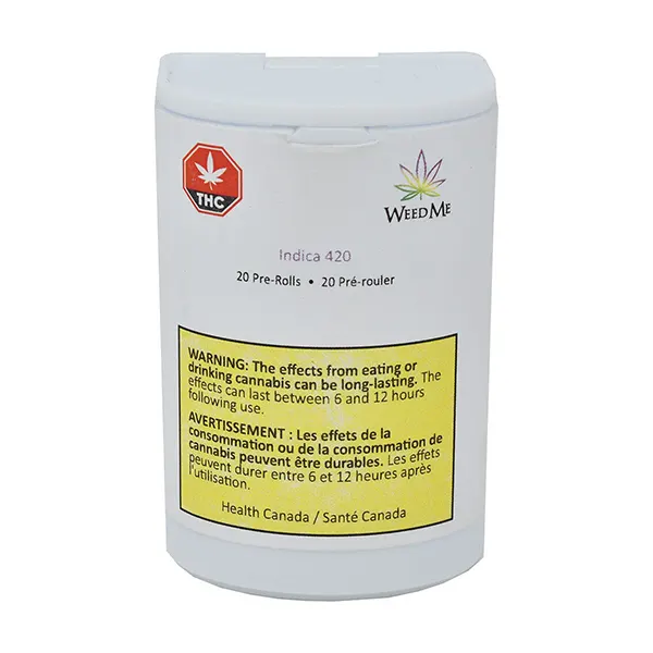 Indica 420 Pre-Roll (Pre-Rolls) by Weed Me