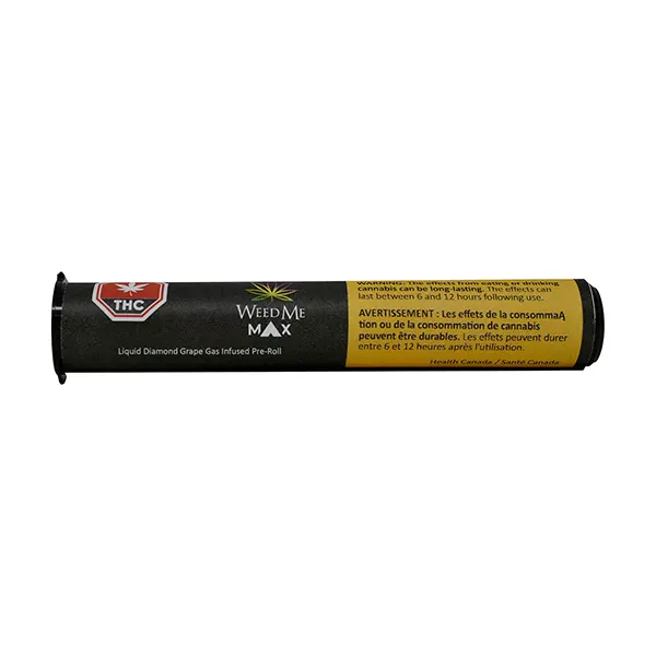 Image for Liquid Diamond Grape Gas Infused Pre-Roll, cannabis pre-rolls by Weed Me