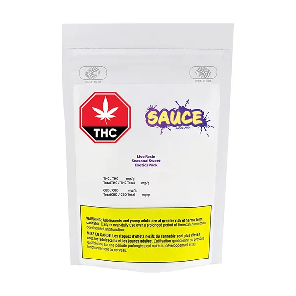 Image for Live Rosin Seasonal Sweet Exotics Pack, cannabis all products by Sauce Rosin Labs