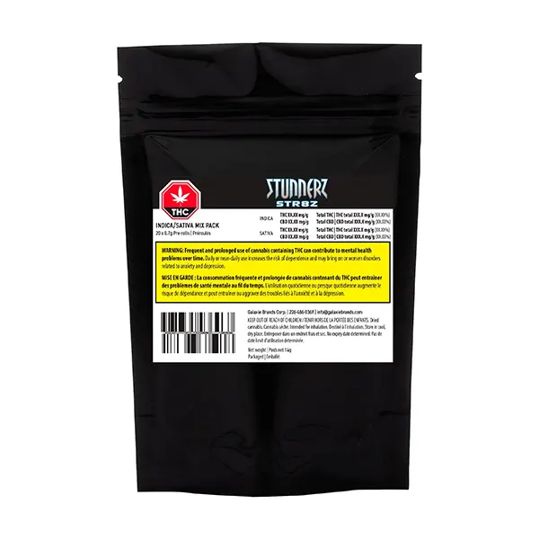 Image for Indica/Sativa Mix Pack Pre-Roll, cannabis all products by Stunnerz