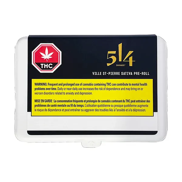 Image for Ville St-Pierre Sativa Pre-Roll, cannabis all products by 514 Cannabis