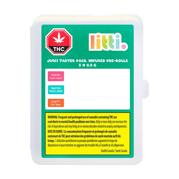 Image for JUICI TASTER PACK. Infused Pre-Roll, cannabis all products by Litti.