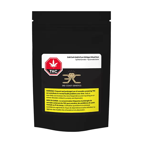 Gold Cash Gold & Pure Michigan Mixed Pack (Dried Flower) by 3rd Coast Genetics