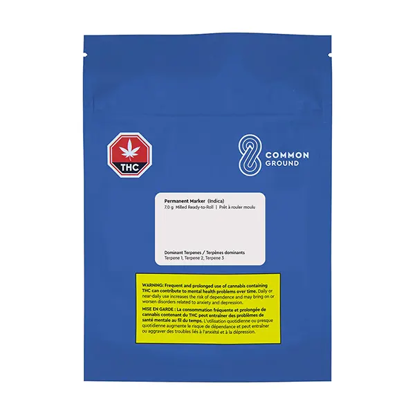 Image for Permanent Marker Milled Ready-to-Roll, cannabis milled flower by Common Ground