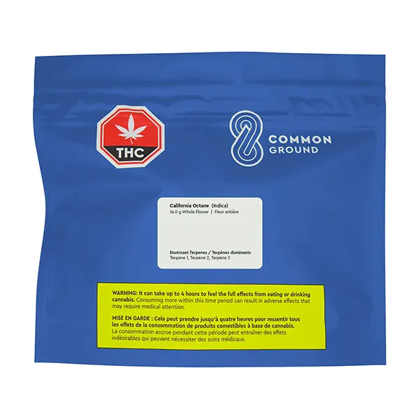 California Octane Whole Flower (Dried Flower) by Common Ground