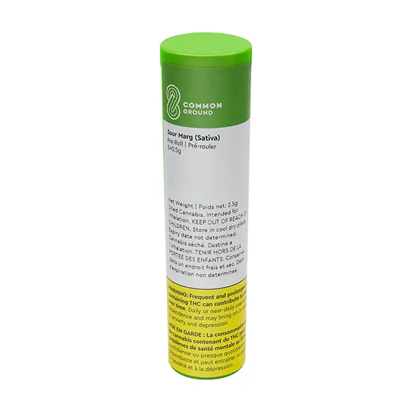 Image for Sour Marg Pre-Roll, cannabis all products by Common Ground