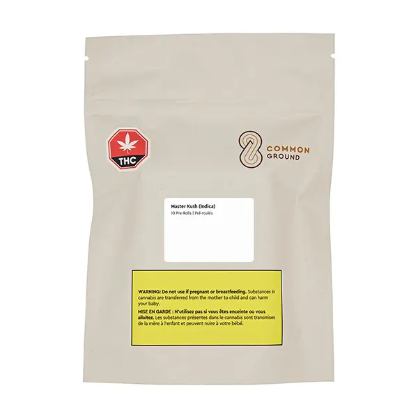 Image for Master Kush Pre-Roll, cannabis all products by Common Ground