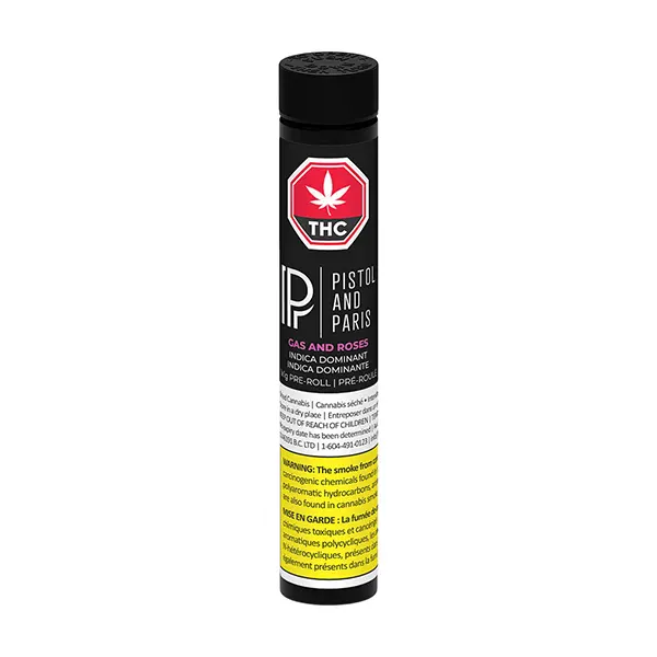 Image for Gas and Roses Pre-Roll, cannabis all products by Pistol and Paris