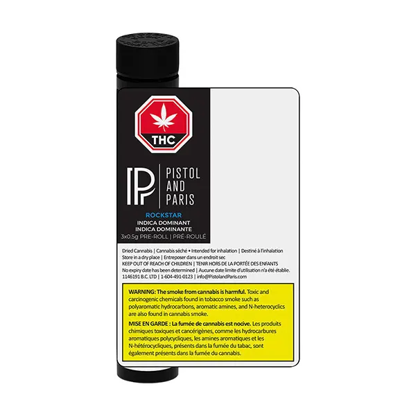 Image for Rockstar Pre-Roll, cannabis all products by Pistol and Paris