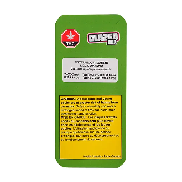 Image for Watermelon Squeeze Liquid Diamond Aio Disposable, cannabis all products by BOLD