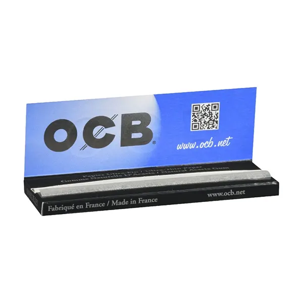 Image for Premium Black Rolling Papers 1.25, cannabis rolling papers, cones by OCB