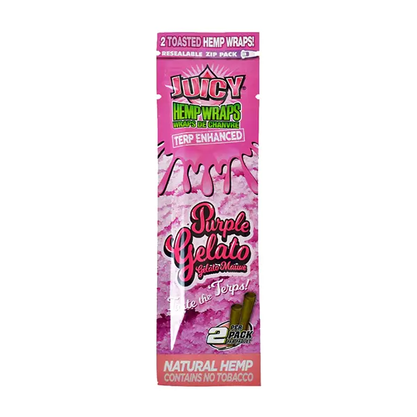 Image for Terp-Enhanced Purple Gelato Hemp Wraps, cannabis rolling papers, cones by Juicy Jays