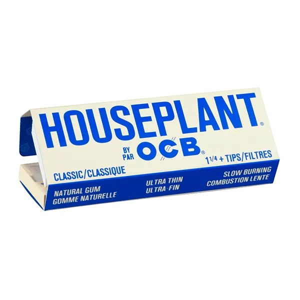 Image for Classic 1 1/4 + Tips, cannabis rolling papers, cones by Houseplant