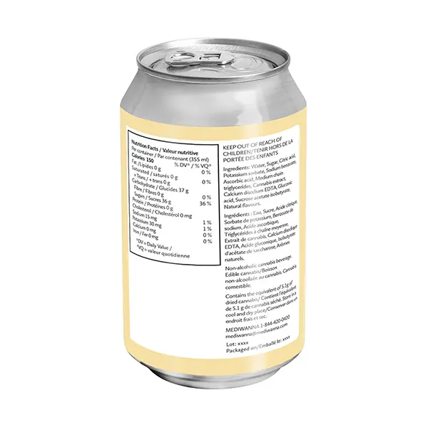 Image for Lemon-Lime, cannabis soft drinks by Bubble Kush