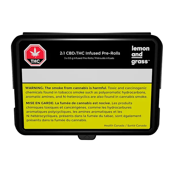 2:1 CBD:THC Infused Pre-Roll (Pre-Rolls) by Lemon & Grass