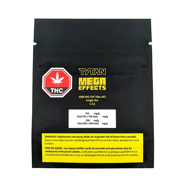 1000 Mg THC Vibe AIO - Jungle Jive (Disposable Vapes) by Tytan