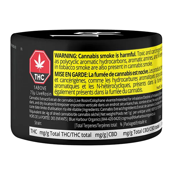 Image for 73u Live Rosin, cannabis resin, rosin by 1Above