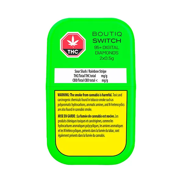 Image for Switch 95+ Digital Diamonds Sour Slush / Rainbow Belts AIO, cannabis all products by Boutiq
