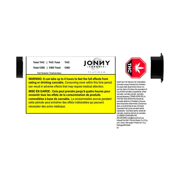 Acapulco Gold Live Resin Reefers Pre-Roll (Pre-Rolls) by Jonny Chronic