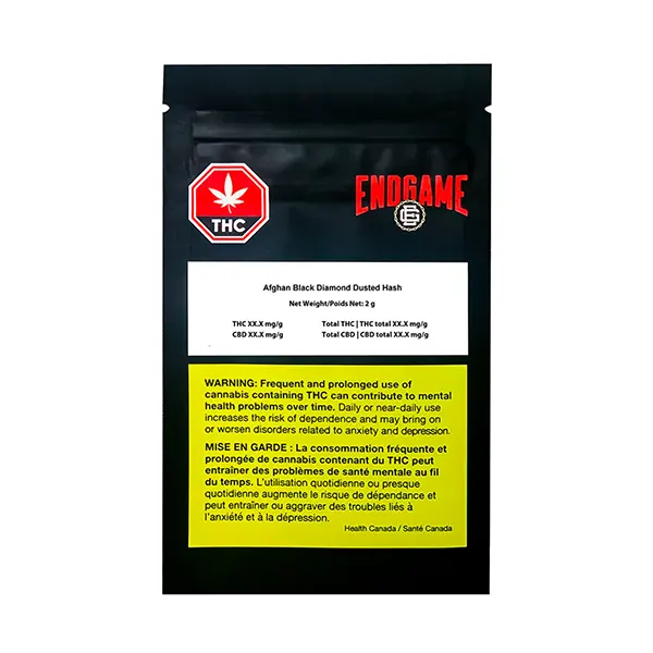Image for Afghan Black Diamond Dusted Hash, cannabis all products by Endgame
