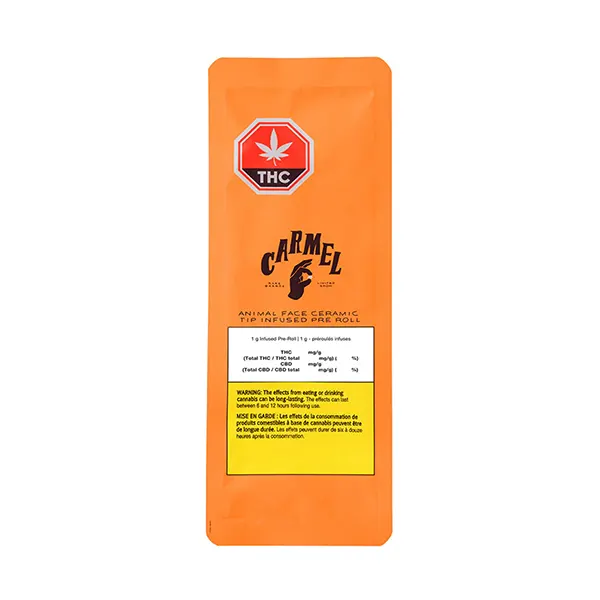 Image for Animal Face Ceramic Tip Infused Pre-roll, cannabis pre-rolls by Carmel