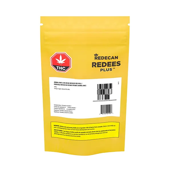 Animal Rntz Redees PLUS Live Resin Infused Pre-Roll (Pre-Rolls) by Redecan