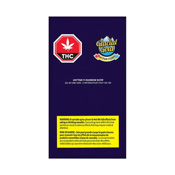 Anytime 1:1 Rainbow Glow (Disposable Vapes) by Glacial Gold