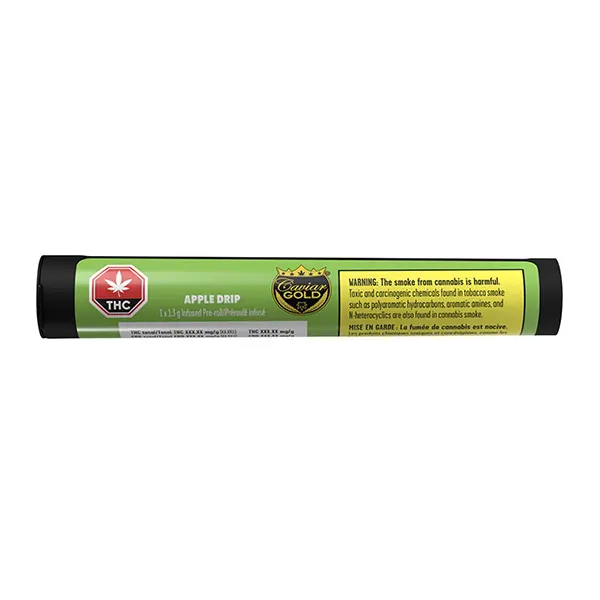 Image for Apple Drip Infused Pre-roll, cannabis pre-rolls by Caviar Gold