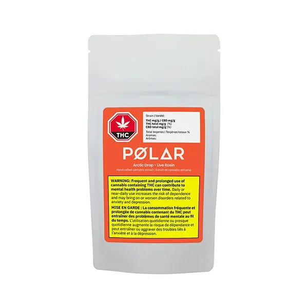 Image for Arctic Drop Live Rosin, cannabis concentrates, resin, rosin by Polar