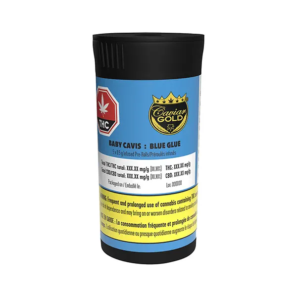 Baby Cavis - Blue Glue Infused Pre-roll (Pre-Rolls) by Caviar Gold
