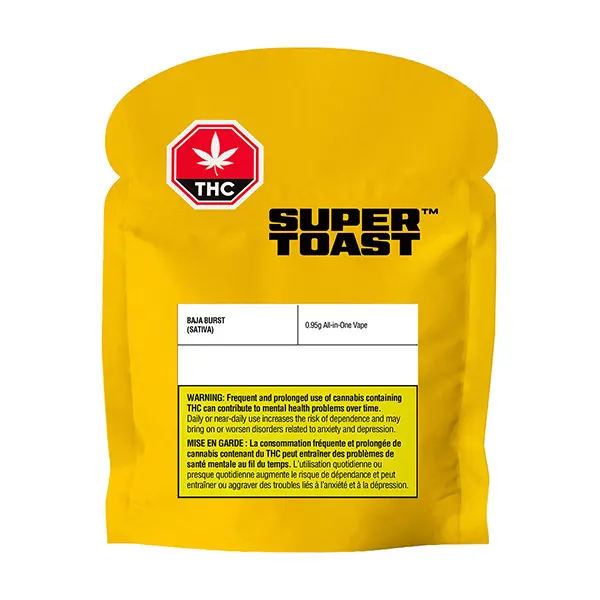 Baja Burst All-in-one Vape (Disposable Vapes) by Super Toast