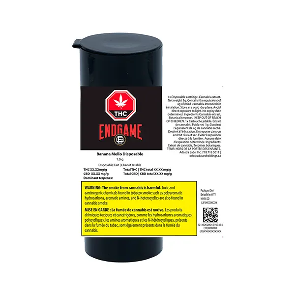 Banana Mello Disposable (Disposable Vapes) by Endgame